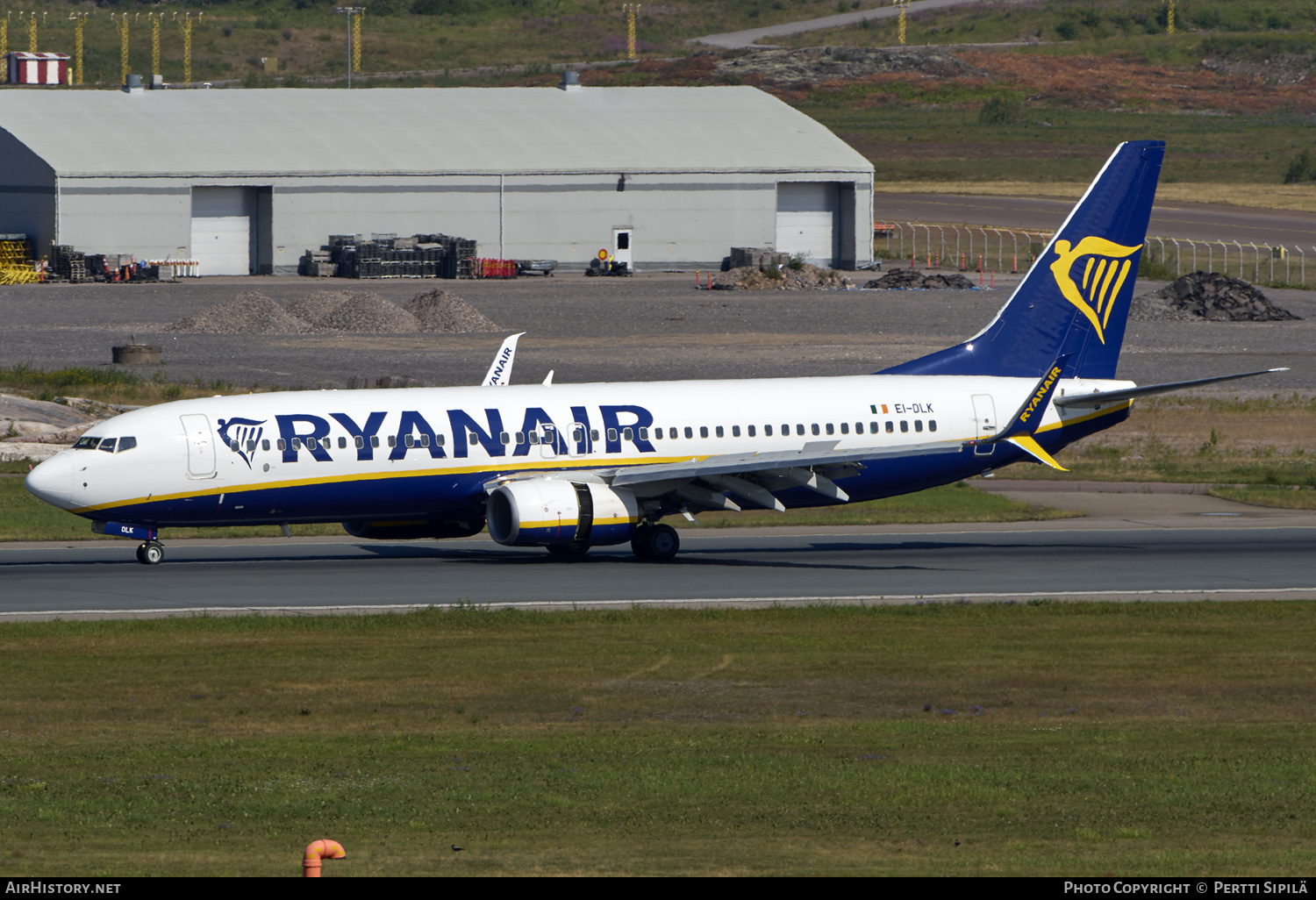 Aircraft Photo of EI-DLK | Boeing 737-8AS | Ryanair | AirHistory.net #585399