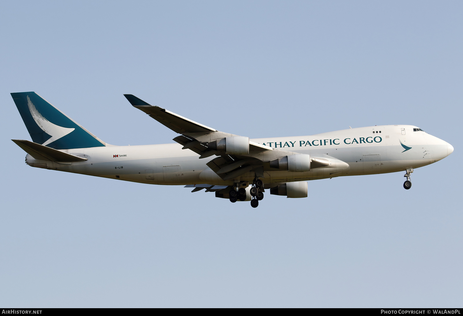 Aircraft Photo of B-LIB | Boeing 747-467F/ER/SCD | Cathay Pacific Airways Cargo | AirHistory.net #585402