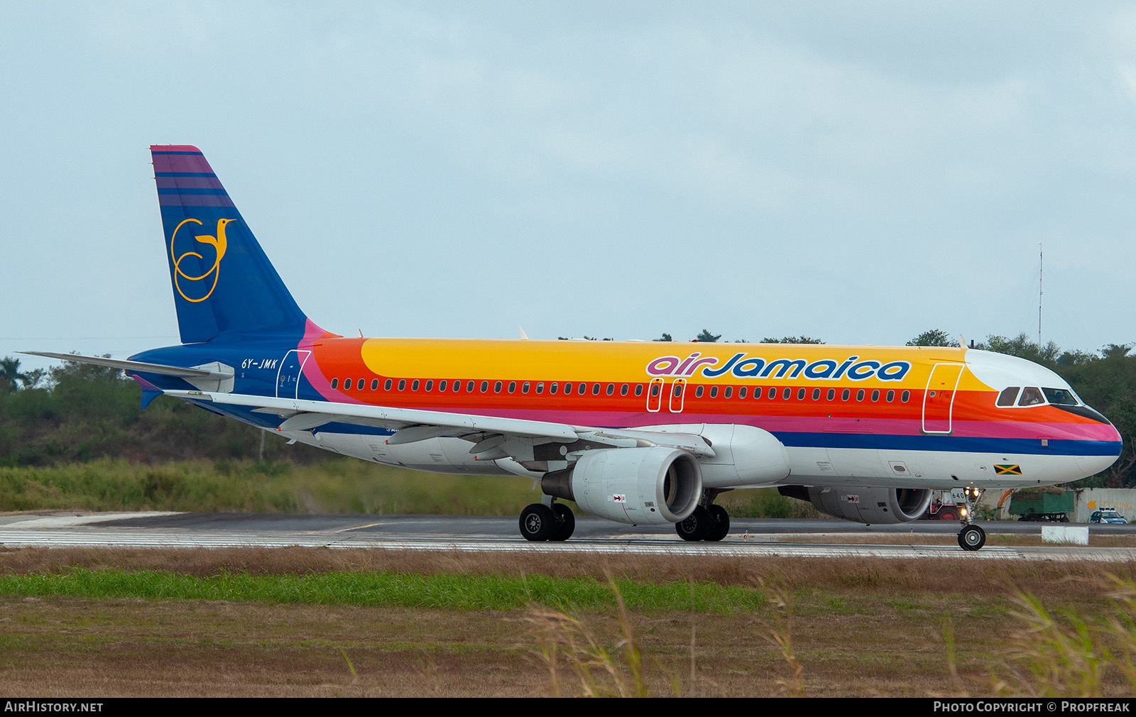 Aircraft Photo of 6Y-JMK | Airbus A320-214 | Air Jamaica | AirHistory.net #585406