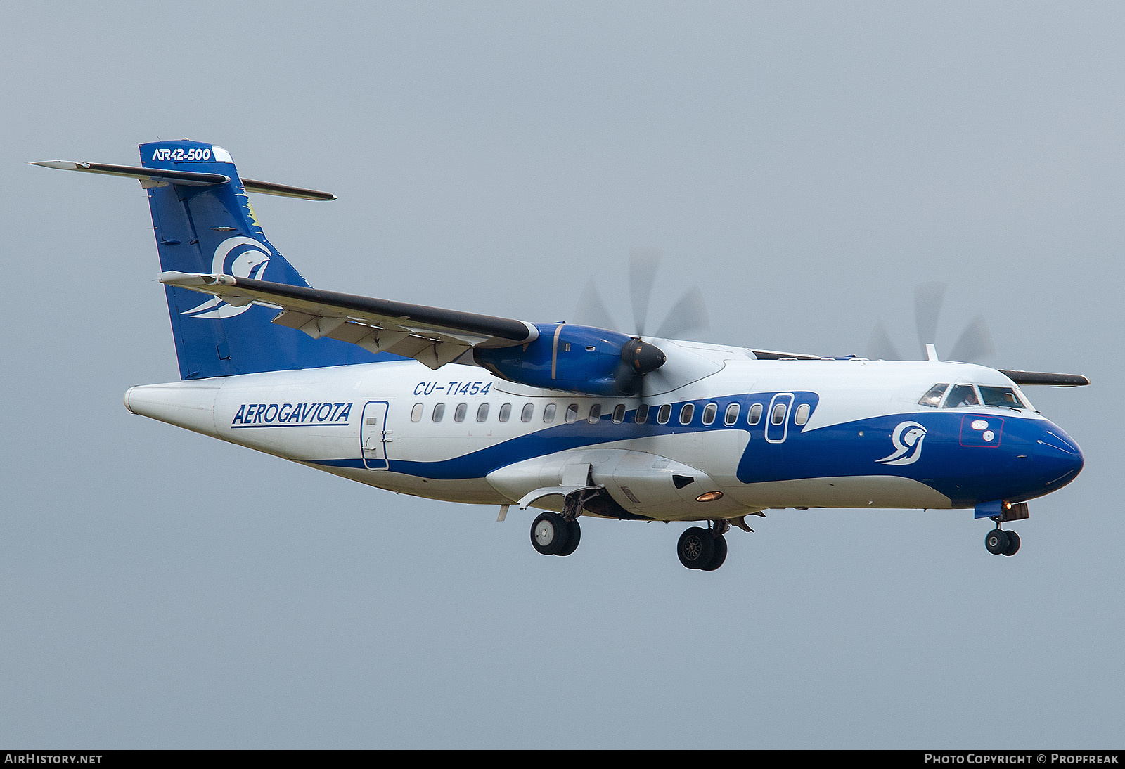 Aircraft Photo of CU-T1454 | ATR ATR-42-500 | Aerogaviota | AirHistory.net #585411