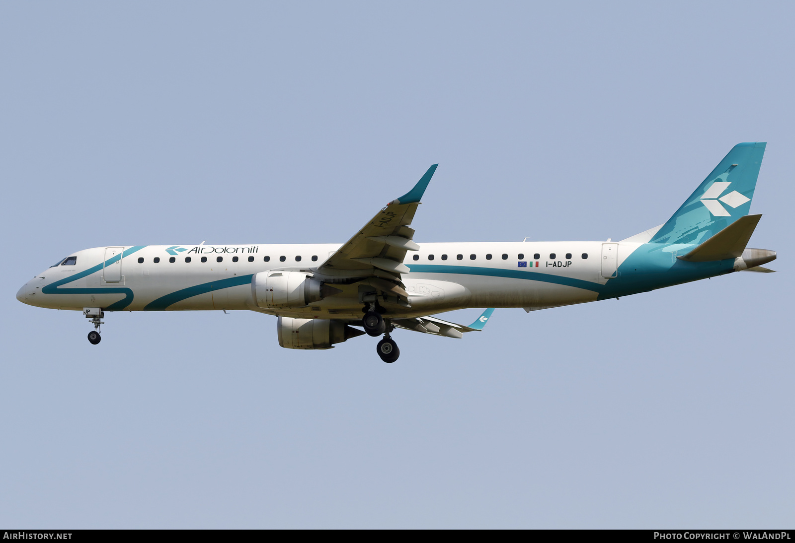 Aircraft Photo of I-ADJP | Embraer 195LR (ERJ-190-200LR) | Air Dolomiti | AirHistory.net #585420