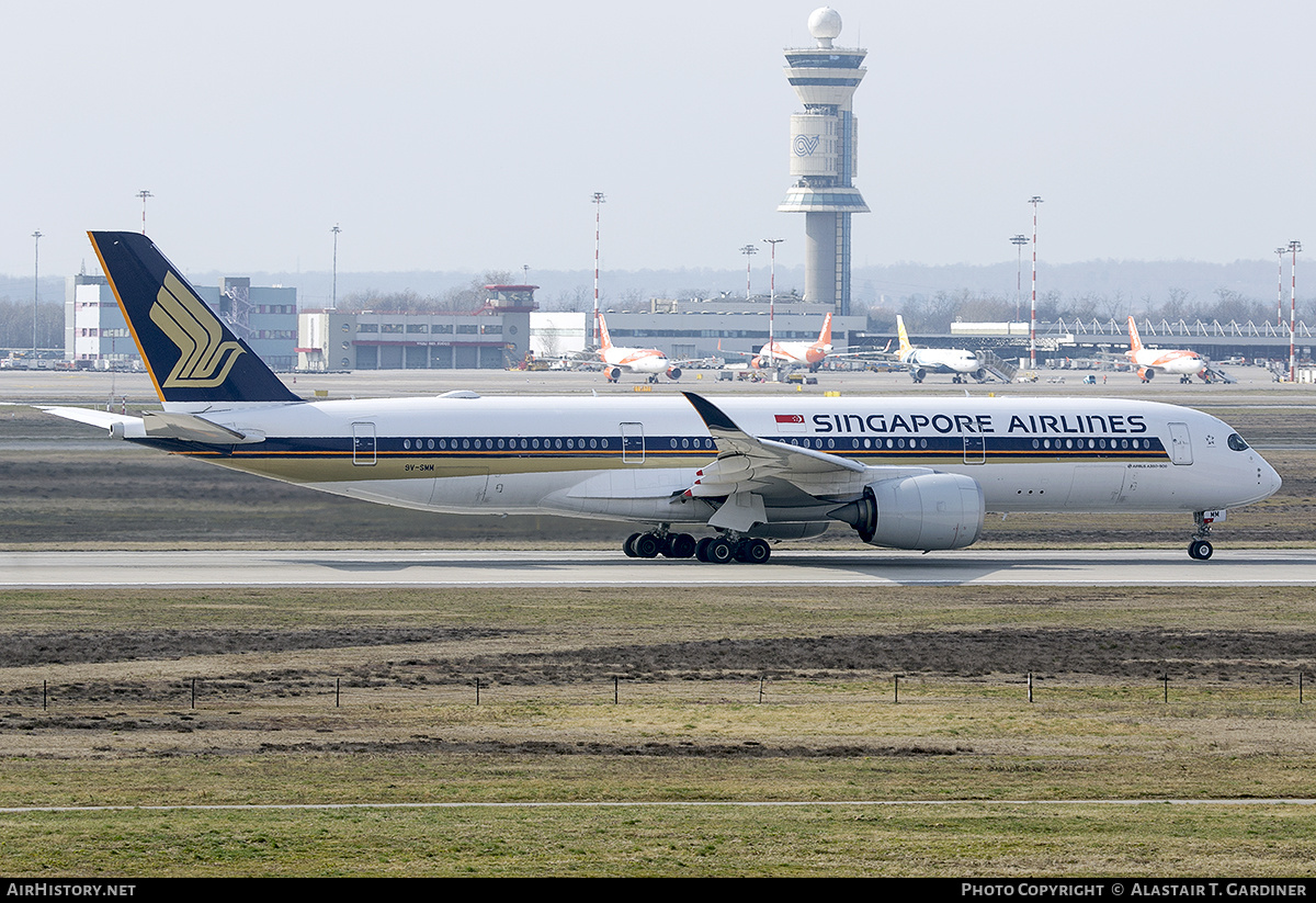 Aircraft Photo of 9V-SMM | Airbus A350-941 | Singapore Airlines | AirHistory.net #585431