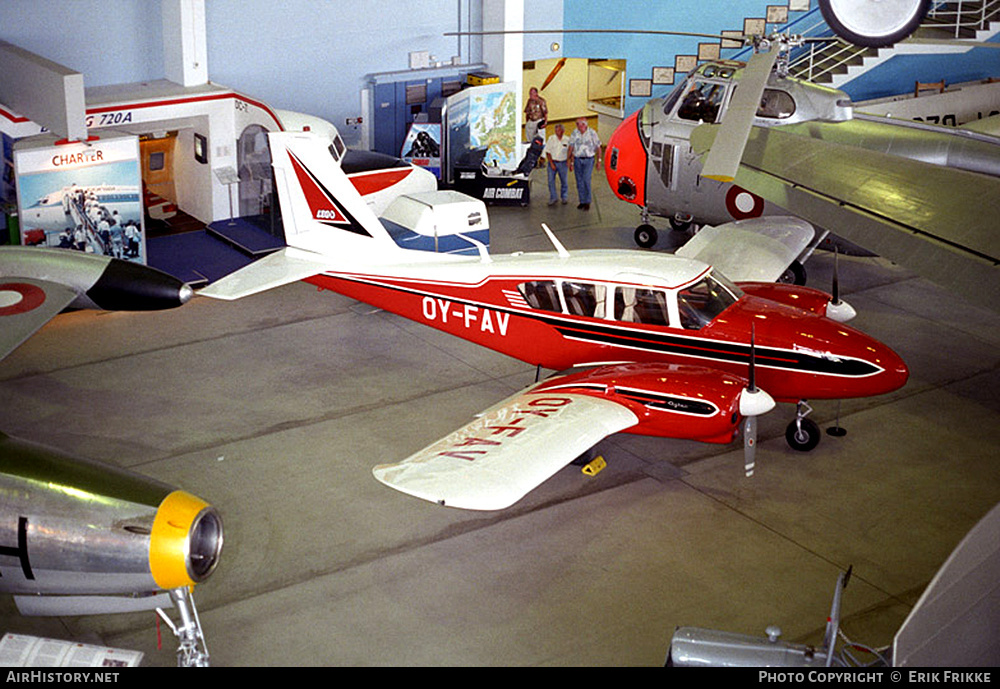 Aircraft Photo of OY-FAV | Piper PA-23-250 Aztec B | AirHistory.net #585453