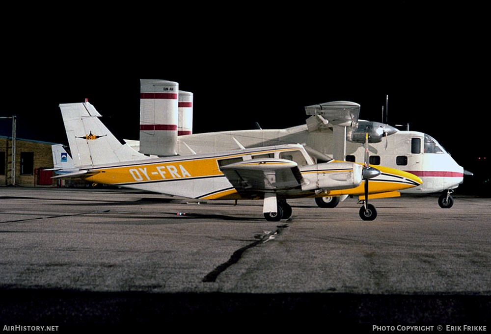 Aircraft Photo of OY-FRA | Piper PA-34-200 Seneca | F-Air | AirHistory.net #585456