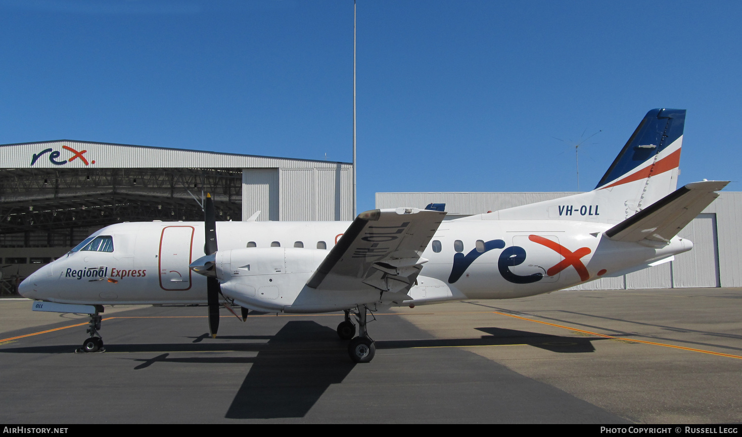 Aircraft Photo of VH-OLL | Saab 340B | REX - Regional Express | AirHistory.net #585482