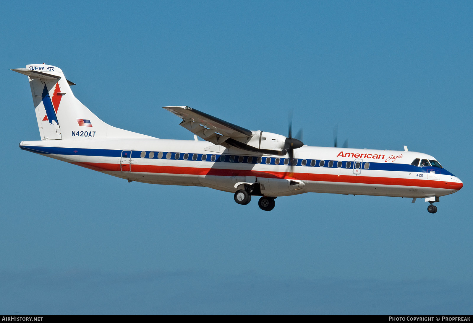 Aircraft Photo of N420AT | ATR ATR-72-212 | American Eagle | AirHistory.net #585511