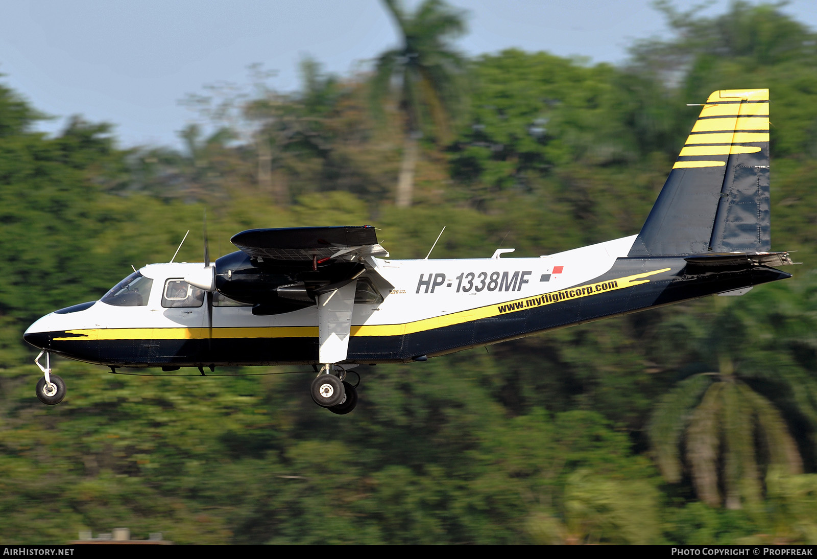 Aircraft Photo of HP-1338MF | Britten-Norman BN-2A-21 Islander | My Flight | AirHistory.net #585512