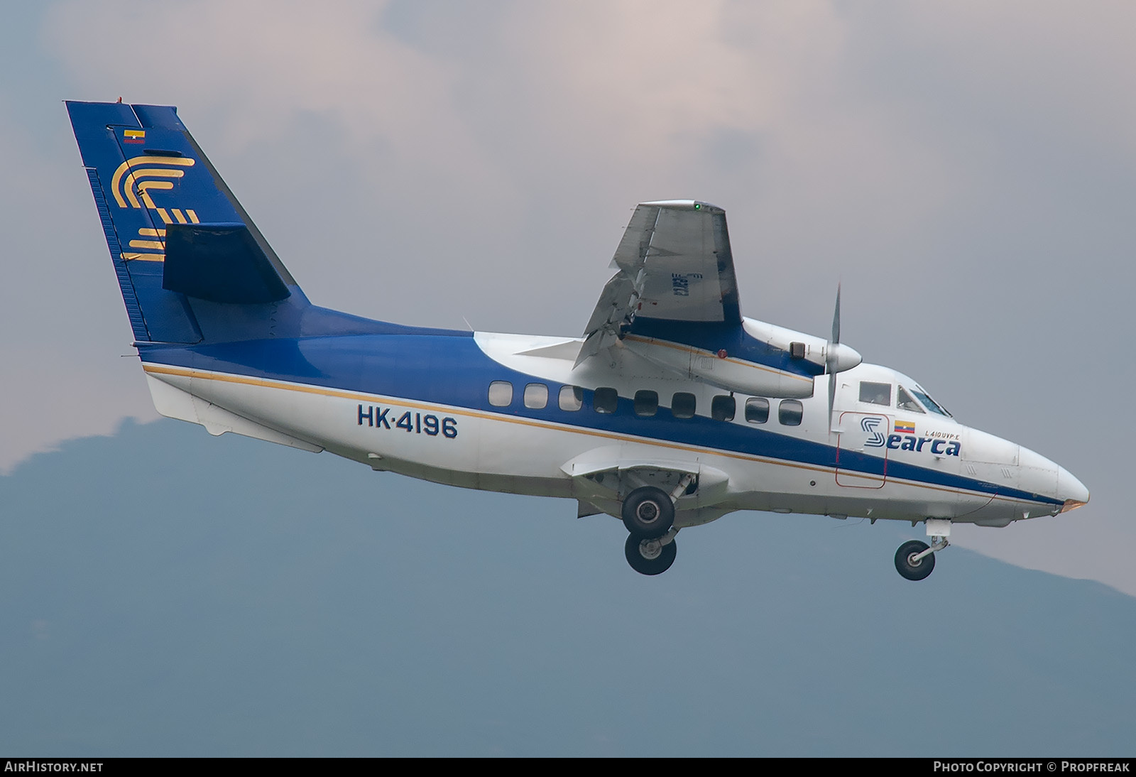 Aircraft Photo of HK-4196 | Let L-410UVP-E Turbolet | SEARCA - Servicio Aéreo de Capurgana | AirHistory.net #585530