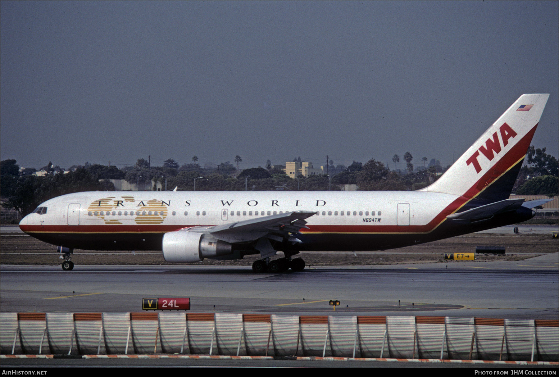 Aircraft Photo of N604TW | Boeing 767-231(ER) | Trans World Airlines - TWA | AirHistory.net #585549