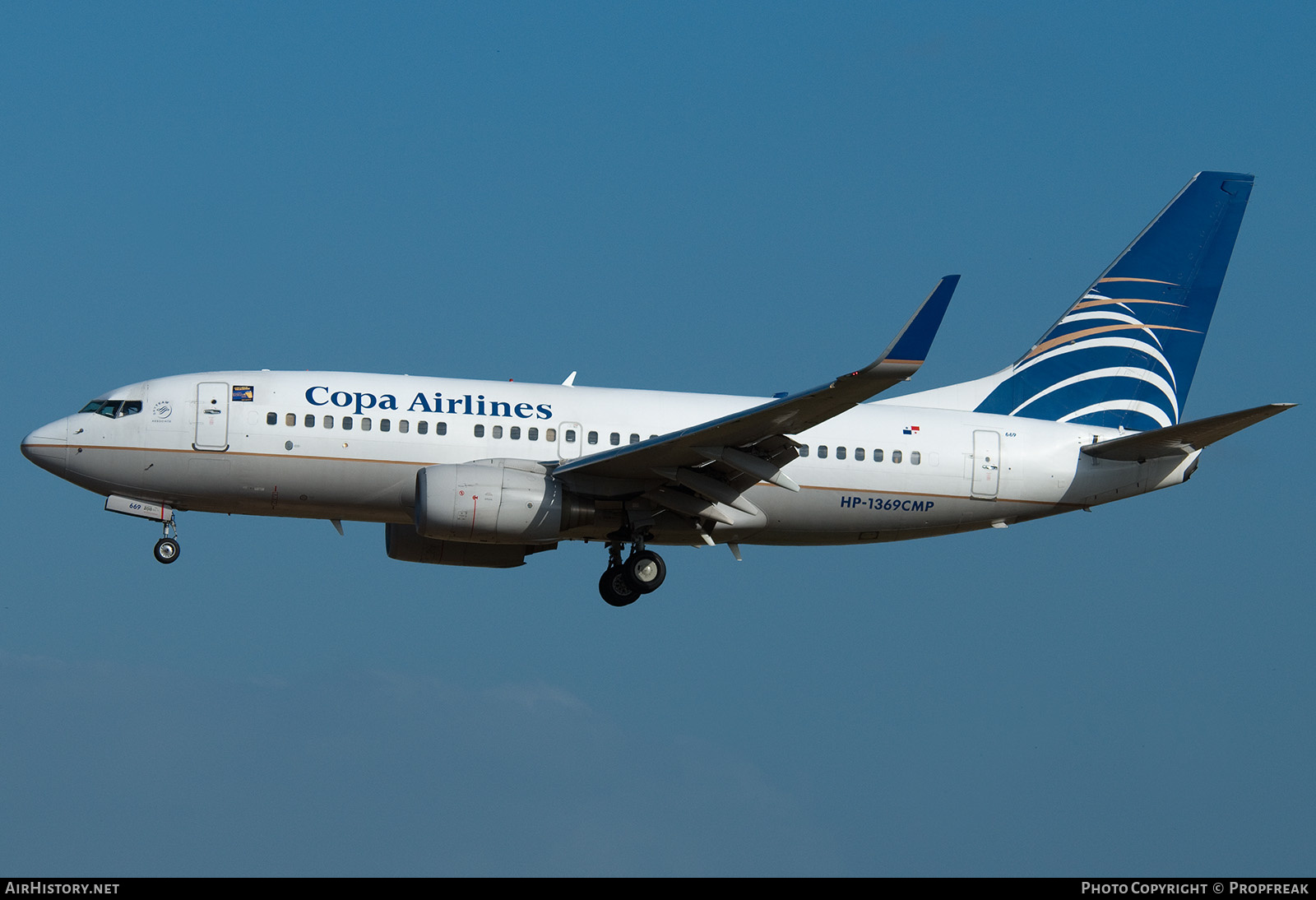 Aircraft Photo of HP1369CMP | Boeing 737-71Q | Copa Airlines | AirHistory.net #585560