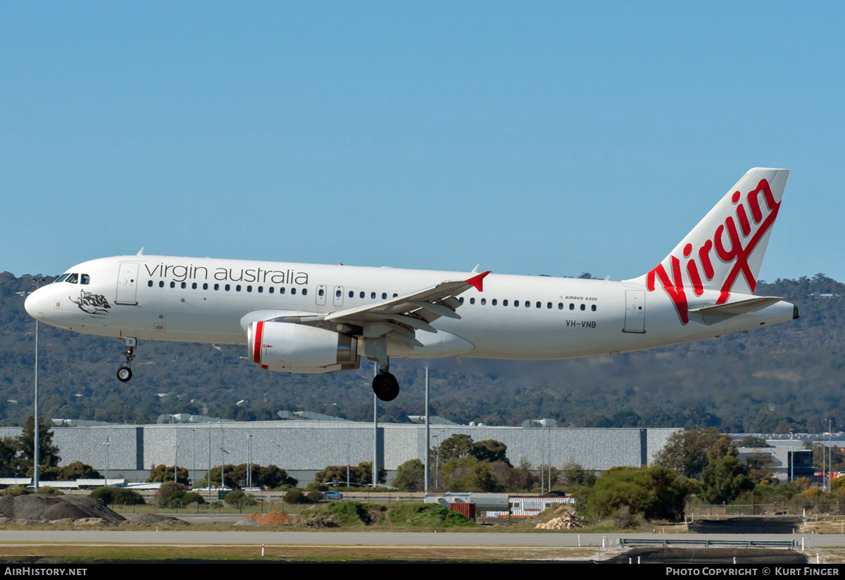 Aircraft Photo of VH-VNB | Airbus A320-232 | Virgin Australia Regional Airlines | AirHistory.net #585601