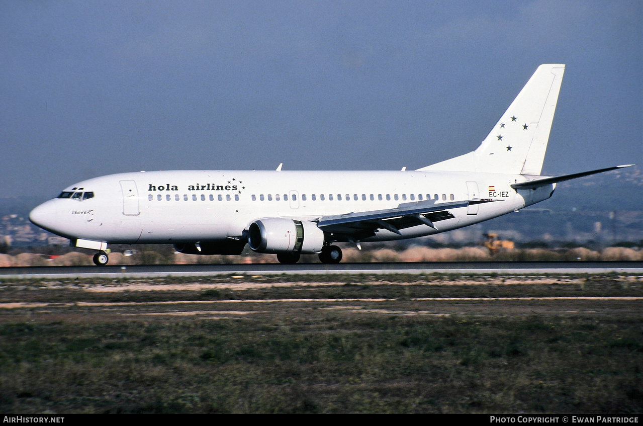 Aircraft Photo of EC-IEZ | Boeing 737-33A | Hola Airlines | AirHistory.net #585608