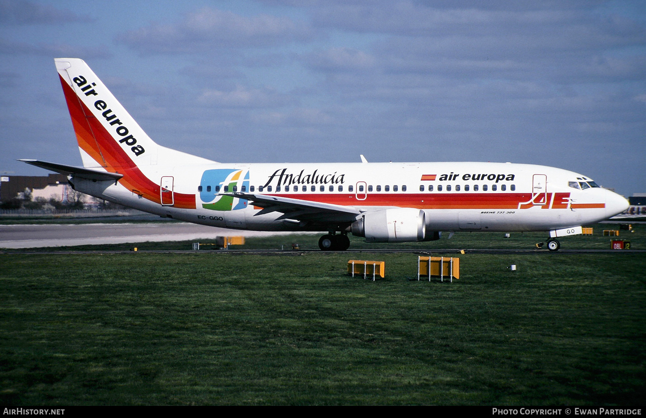 Aircraft Photo of EC-GGO | Boeing 737-3M8 | Air Europa | AirHistory.net #585616