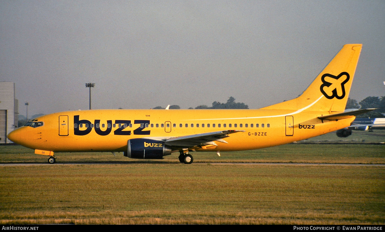 Aircraft Photo of G-BZZE | Boeing 737-3Q8 | Buzz | AirHistory.net #585620