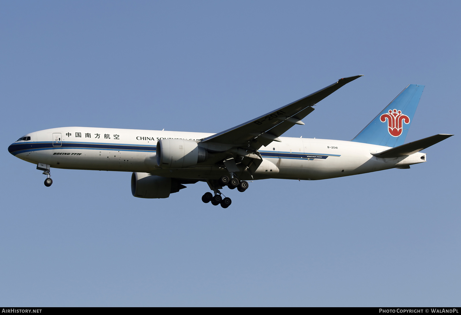 Aircraft Photo of B-2041 | Boeing 777-F1B | China Southern Airlines Cargo | AirHistory.net #585693