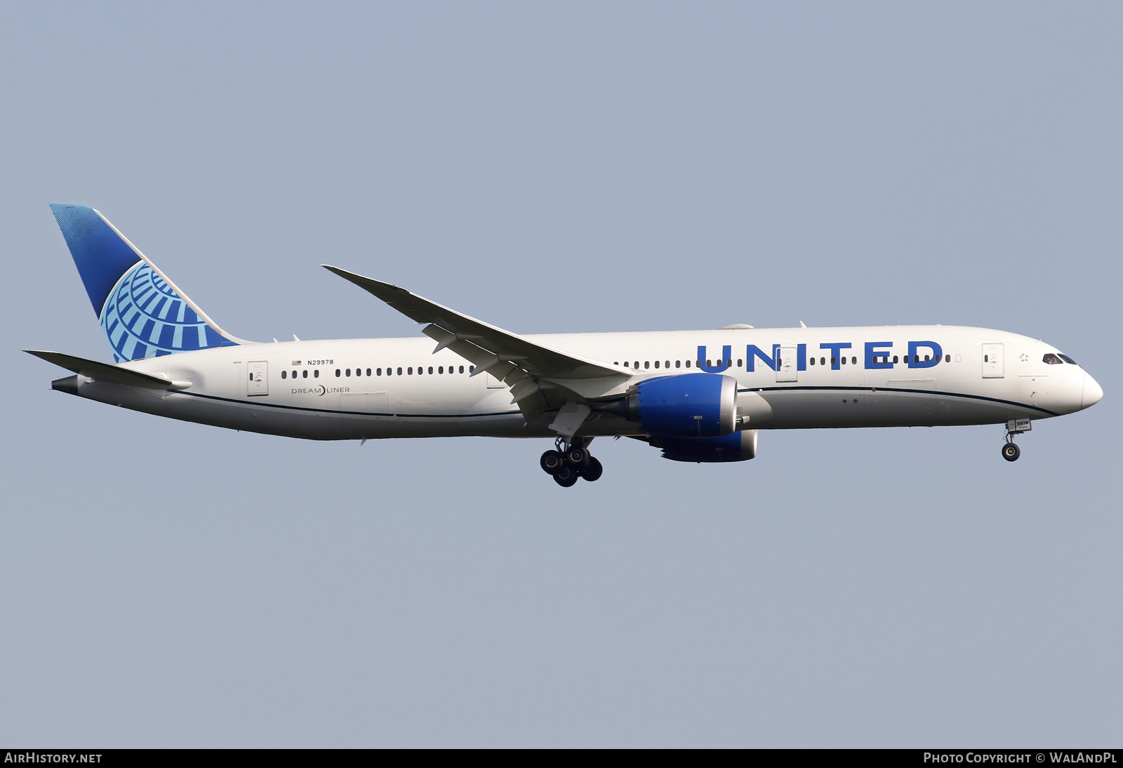 Aircraft Photo of N29978 | Boeing 787-9 Dreamliner | United Airlines | AirHistory.net #585699
