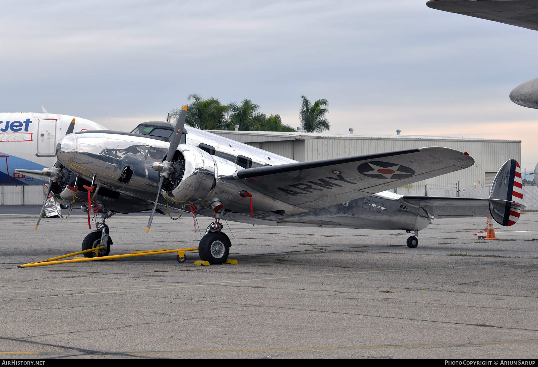 Aircraft Photo of N93R | Lockheed 12-A Electra Junior | USA - Air Force | AirHistory.net #585706