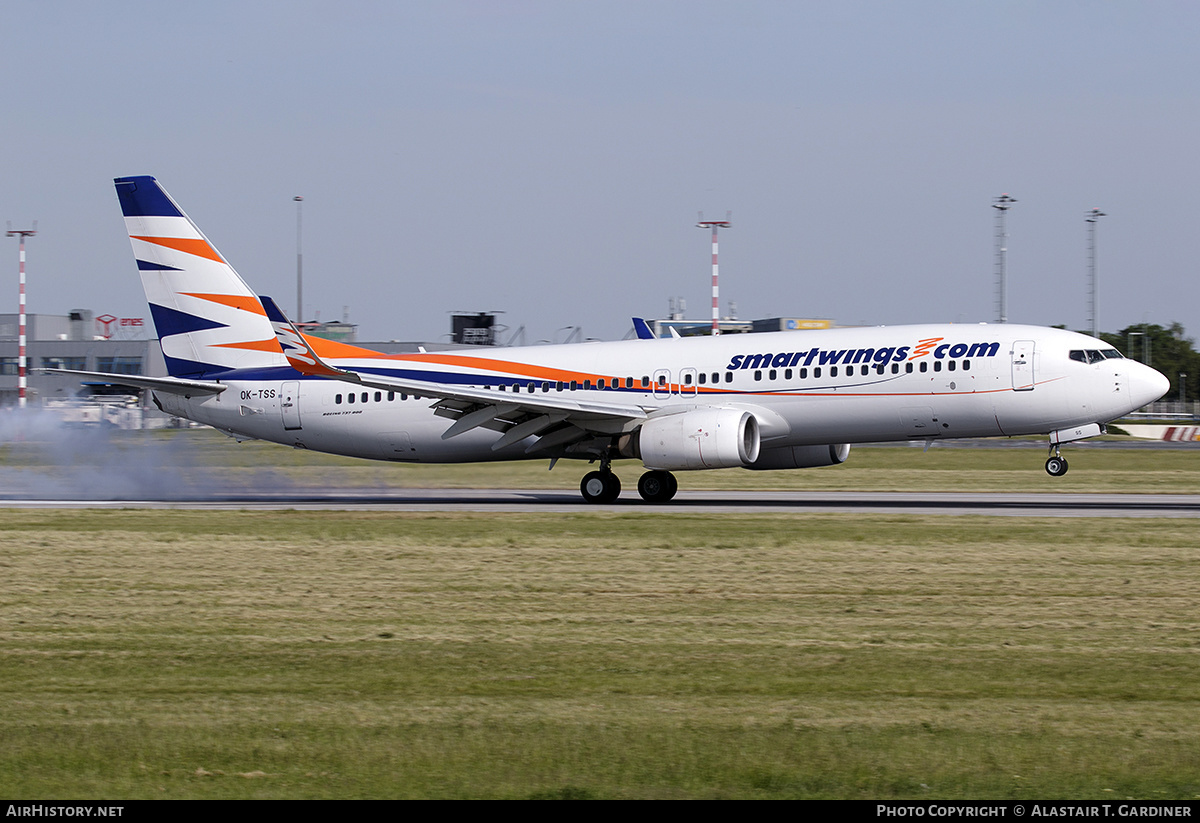 Aircraft Photo of OK-TSS | Boeing 737-8Q8 | Smartwings | AirHistory.net #585712