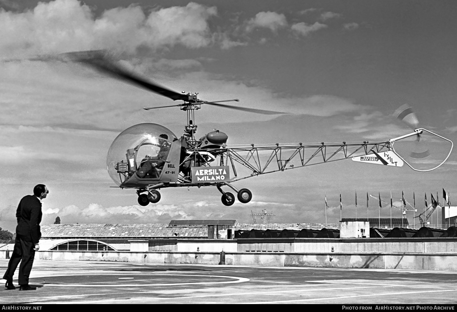 Aircraft Photo of I-SILT | Bell 47D-1 | Aersilta | AirHistory.net #585714