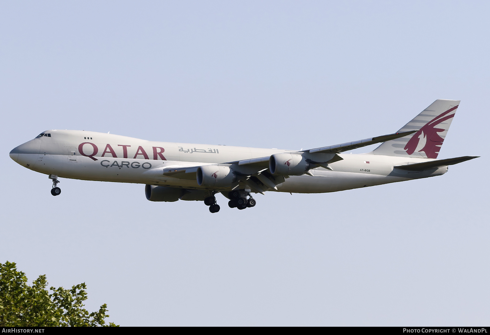 Aircraft Photo of A7-BGB | Boeing 747-8F | Qatar Airways Cargo | AirHistory.net #585727
