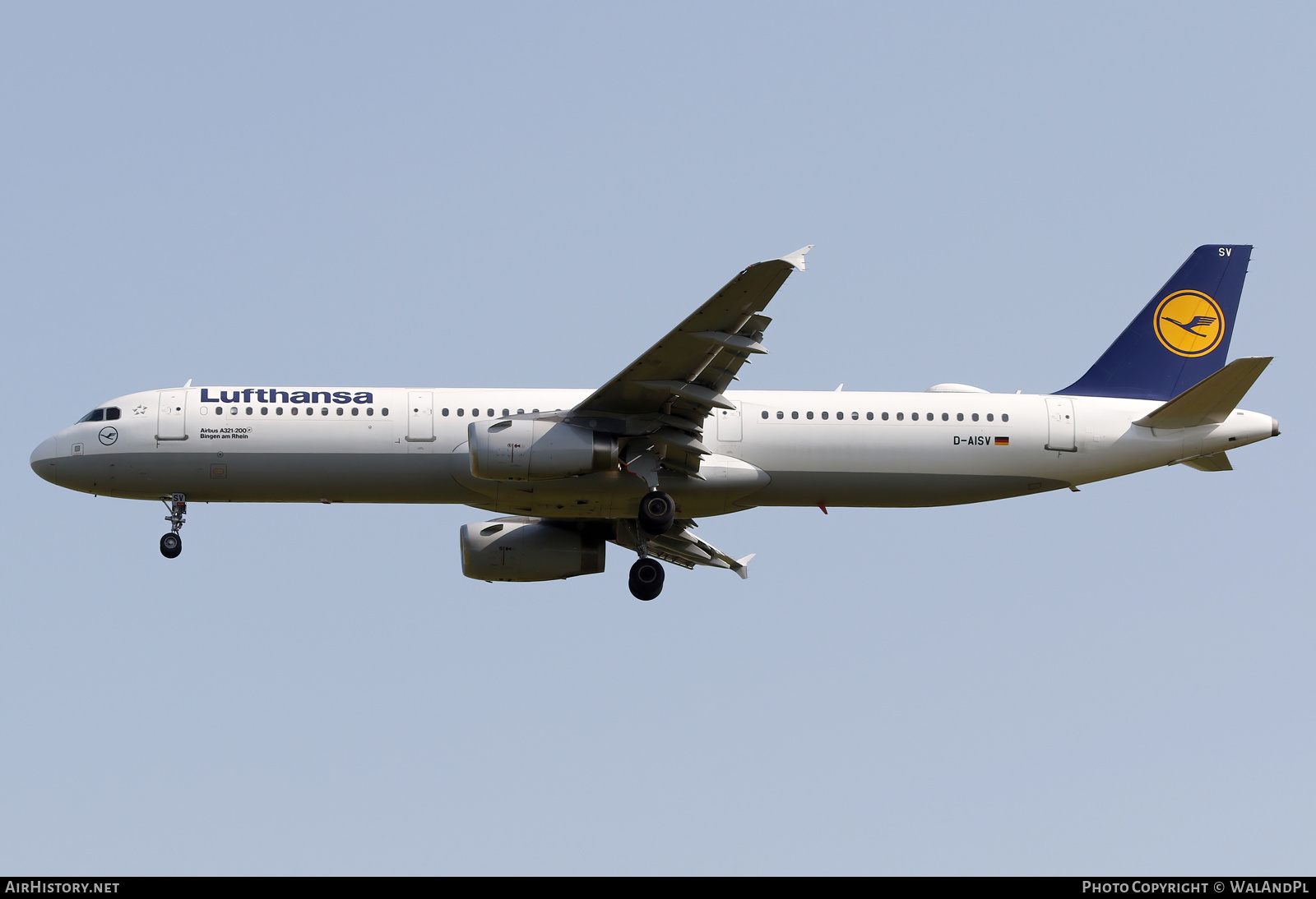 Aircraft Photo of D-AISV | Airbus A321-231 | Lufthansa | AirHistory.net #585733