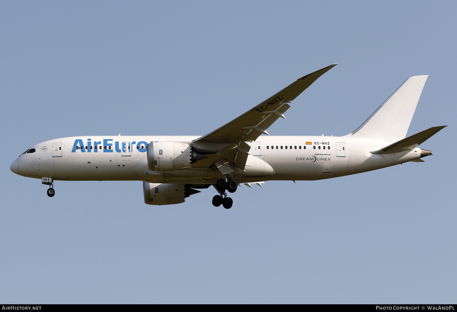 Aircraft Photo of EC-NVZ | Boeing 787-8 Dreamliner | Air Europa | AirHistory.net #585734