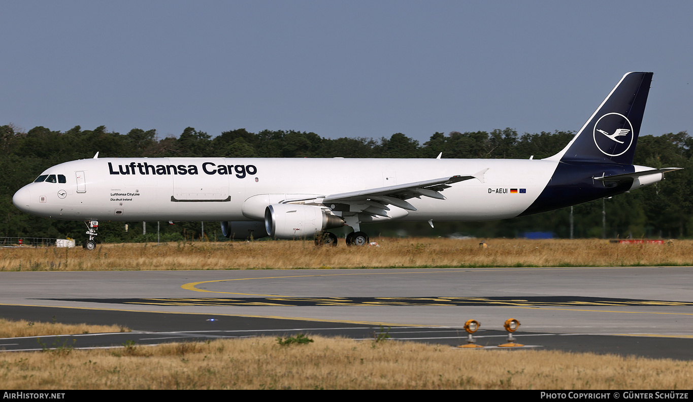 Aircraft Photo of D-AEUI | Airbus A321-211/P2F | Lufthansa Cargo | AirHistory.net #585756