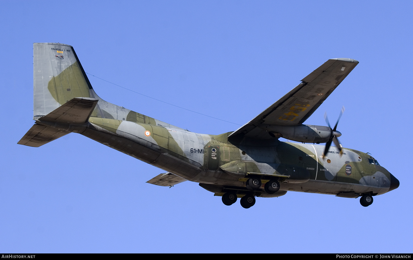 Aircraft Photo of RA02 | Transall C-160R | France - Air Force | AirHistory.net #585772