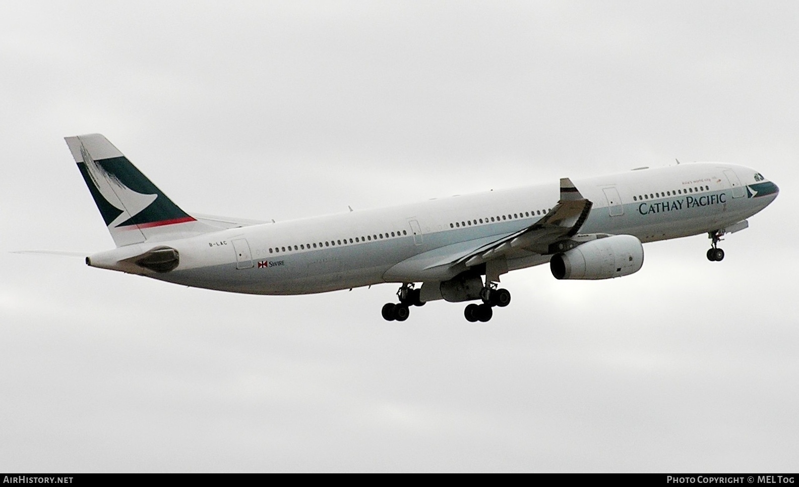 Aircraft Photo of B-LAC | Airbus A330-342 | Cathay Pacific Airways | AirHistory.net #585781