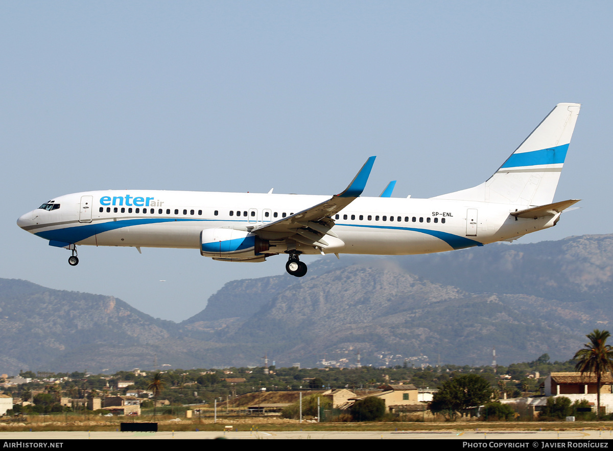 Aircraft Photo of SP-ENL | Boeing 737-8CX | Enter Air | AirHistory.net #585790