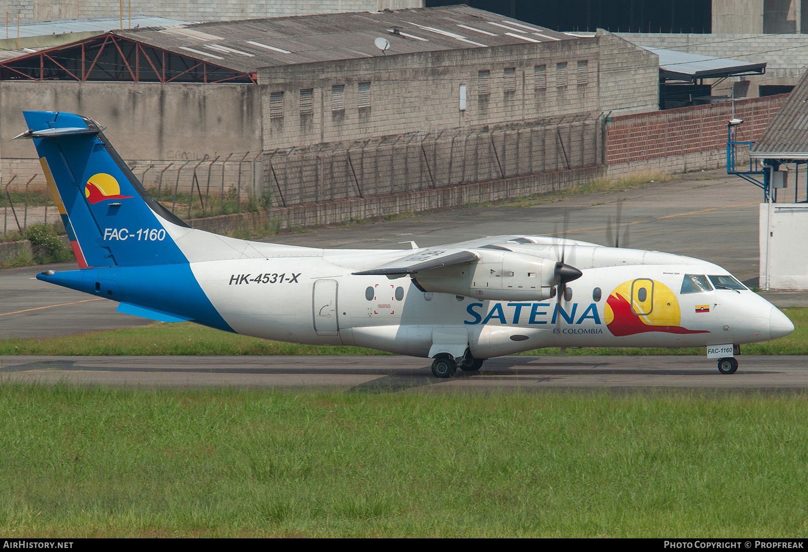Aircraft Photo of HK-4531-X | Dornier 328-120 | Colombia - Satena | AirHistory.net #585805