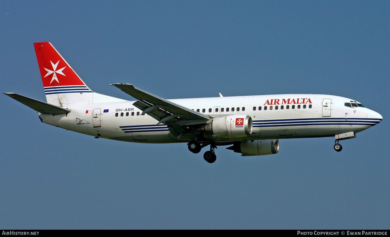 Aircraft Photo of 9H-ABR | Boeing 737-3Y5 | Air Malta | AirHistory.net #585812