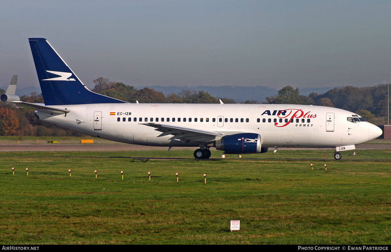 Aircraft Photo of EC-IZM | Boeing 737-33A | Air Plus Comet | AirHistory.net #585822