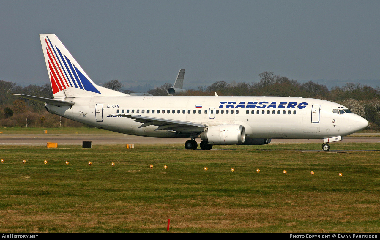 Aircraft Photo of EI-CXN | Boeing 737-329 | Transaero Airlines | AirHistory.net #585828