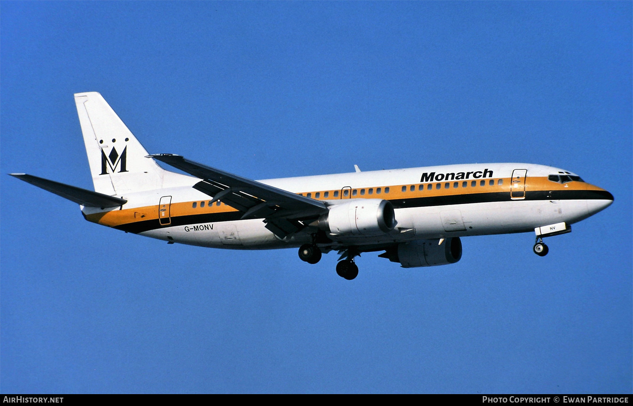 Aircraft Photo of G-MONV | Boeing 737-33A | Monarch Airlines | AirHistory.net #585858