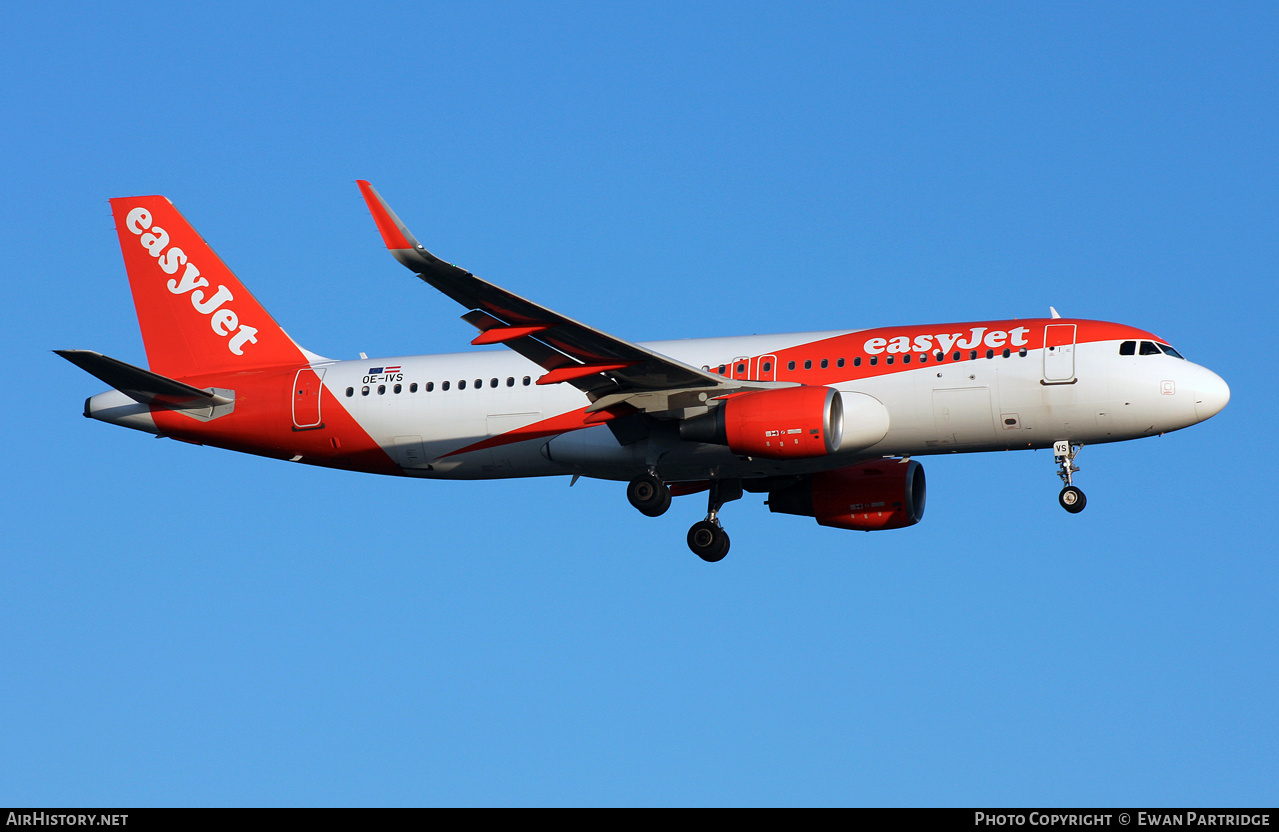 Aircraft Photo of OE-IVS | Airbus A320-214 | EasyJet | AirHistory.net #585872