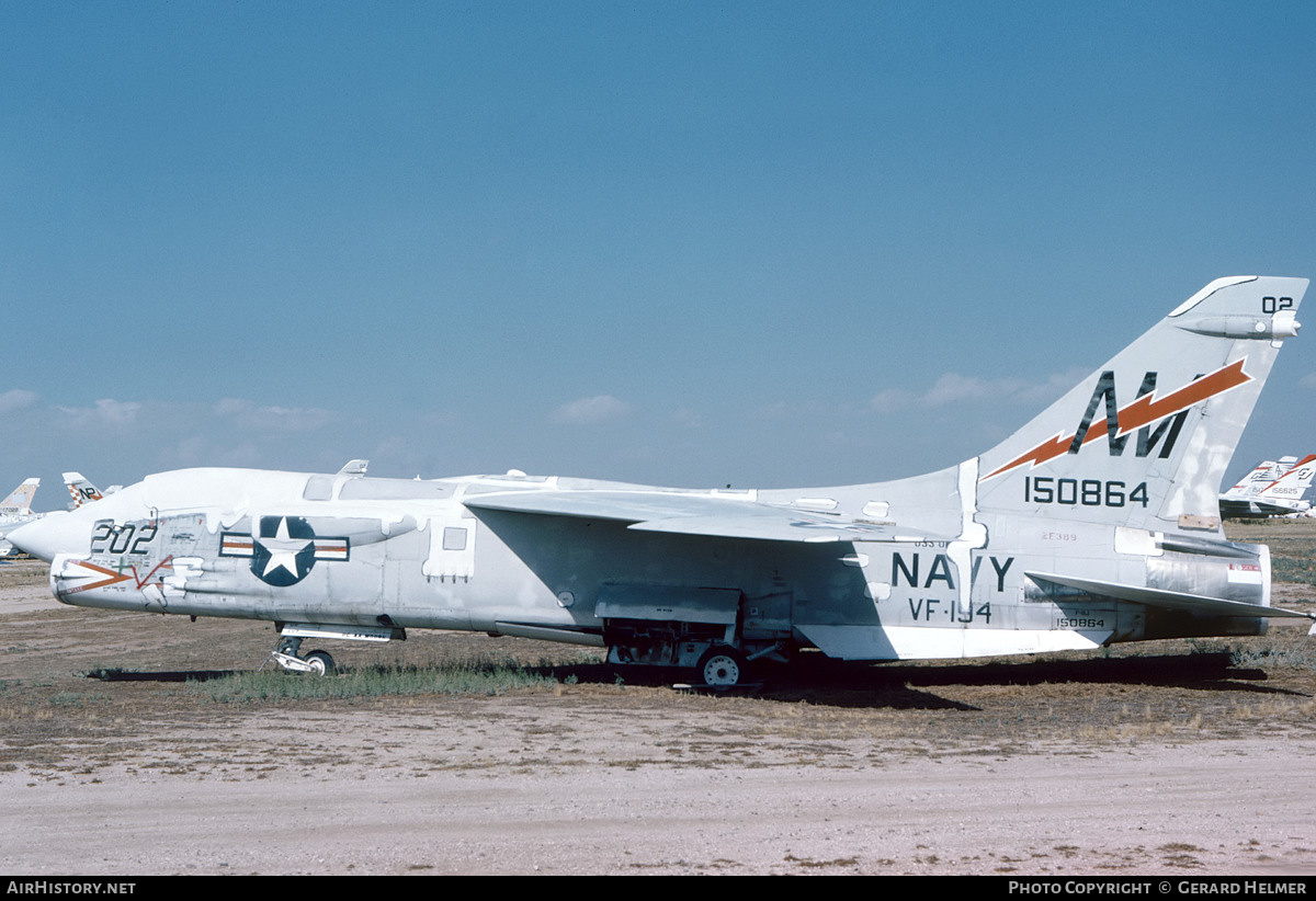 Aircraft Photo of 150864 | Vought F-8J Crusader | USA - Navy | AirHistory.net #585896