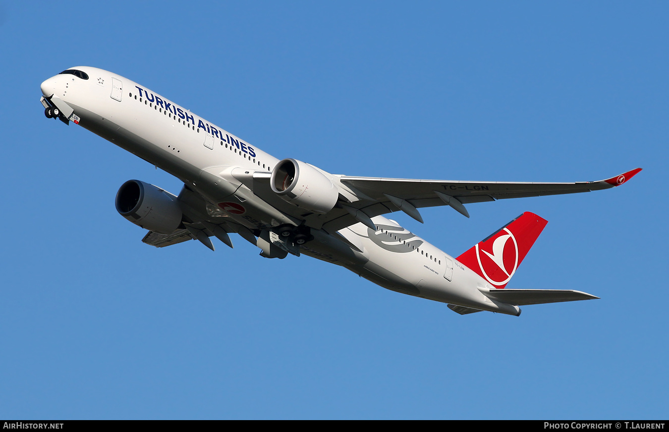 Aircraft Photo of TC-LGN | Airbus A350-941 | Turkish Airlines | AirHistory.net #585902
