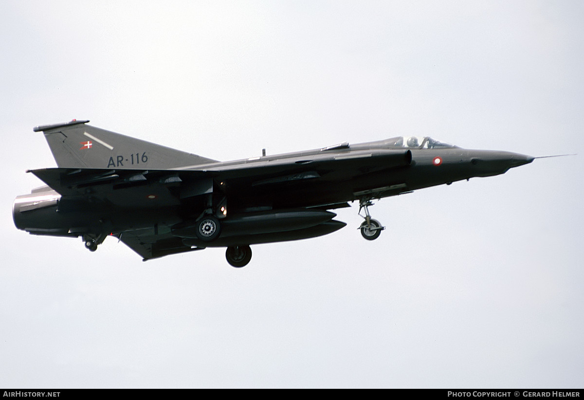 Aircraft Photo of AR-116 | Saab RF-35 Draken | Denmark - Air Force | AirHistory.net #585920