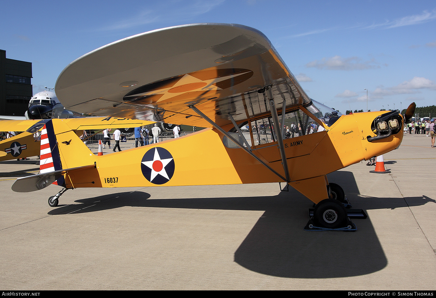 Aircraft Photo of G-BSFD / 16037 | Piper J-3C-65 Cub | USA - Air Force | AirHistory.net #585954