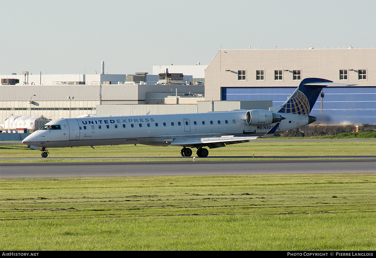 Aircraft Photo of N503MJ | Bombardier CRJ-700 (CL-600-2C10) | United Express | AirHistory.net #585955