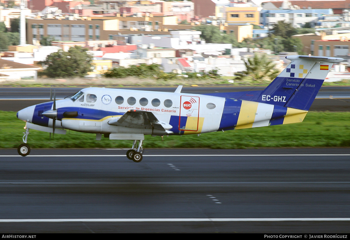 Aircraft Photo of EC-GHZ | Beech 200 Super King Air | Servicio de Urgencias Canario - SUC | AirHistory.net #585972