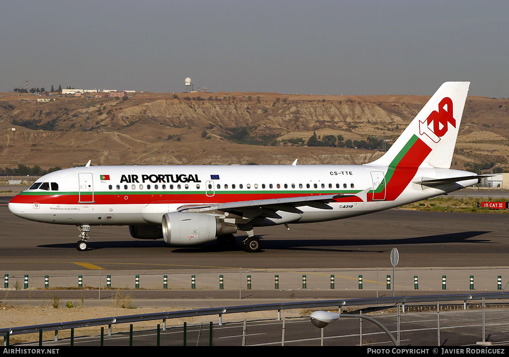 Aircraft Photo of CS-TTE | Airbus A319-111 | TAP Air Portugal | AirHistory.net #585978