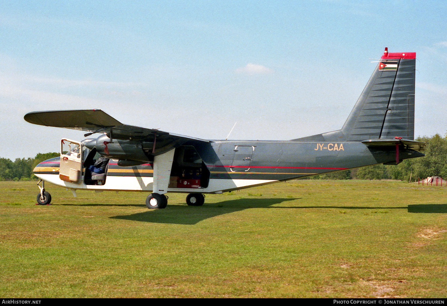 Aircraft Photo of JY-CAA | Britten-Norman BN-2B-21 Islander | Royal Jordanian Falcons | AirHistory.net #586009