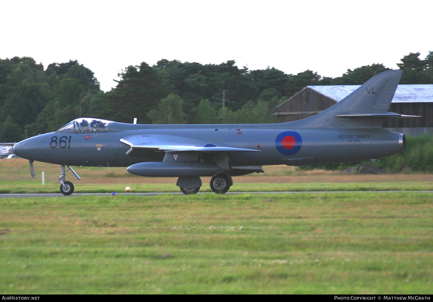 Aircraft Photo of G-GAII / XE685 | Hawker Hunter GA11 | UK - Navy | AirHistory.net #586029