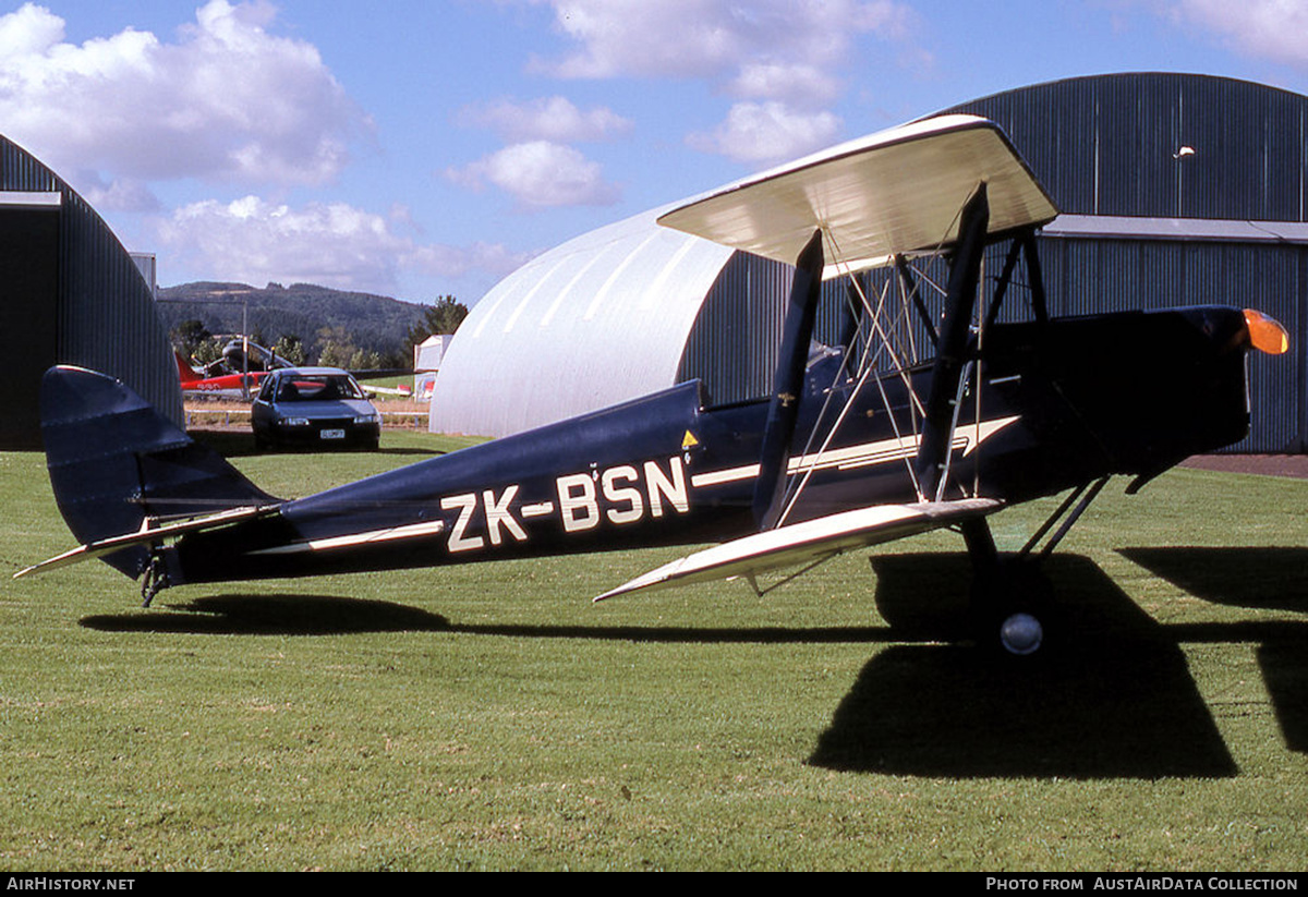 Aircraft Photo of ZK-BSN | De Havilland D.H. 82A Tiger Moth | AirHistory.net #586050