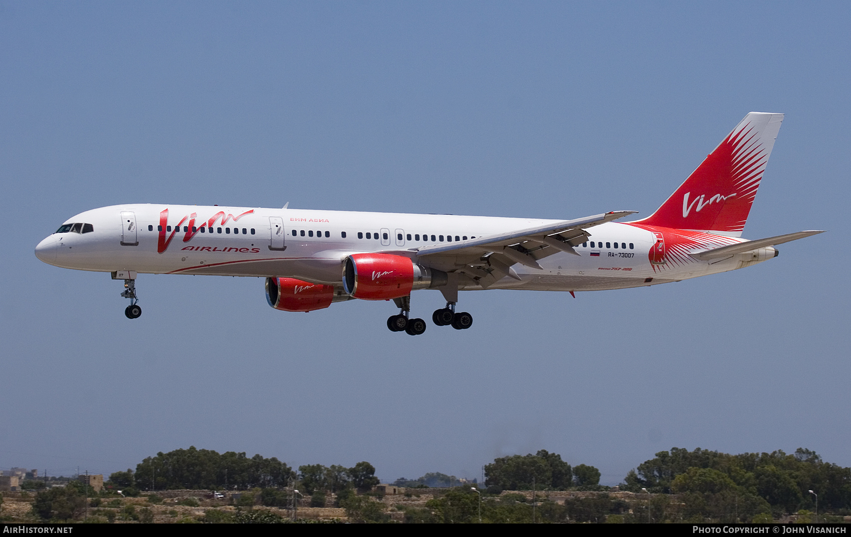 Aircraft Photo of RA-73007 | Boeing 757-230 | VIM Airlines | AirHistory.net #586065