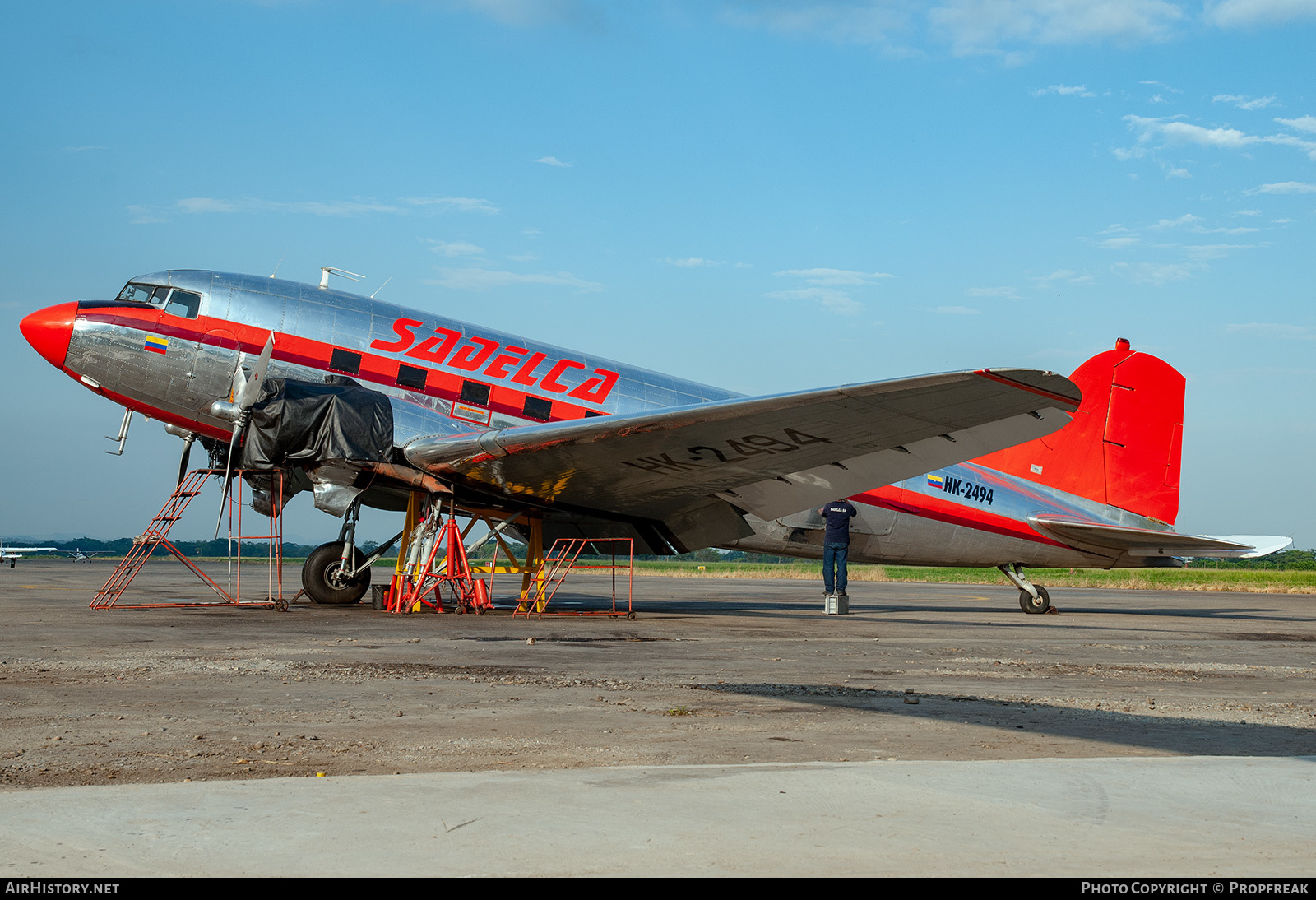 Aircraft Photo of HK-2494 | Douglas TC-47K Skytrain | SADELCA - Sociedad Aérea del Caqueta | AirHistory.net #586100