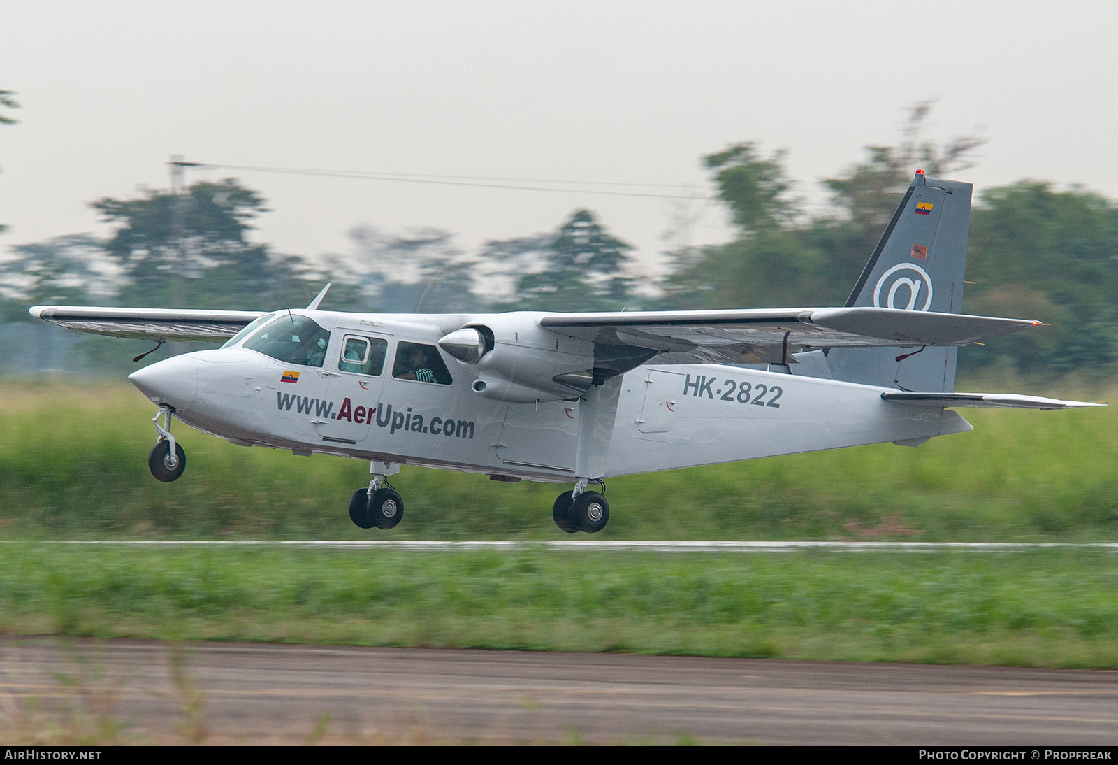 Aircraft Photo of HK-2822 | Pilatus Britten-Norman BN-2B-27 Islander | AerUpía - Aerotaxi del Upía | AirHistory.net #586103