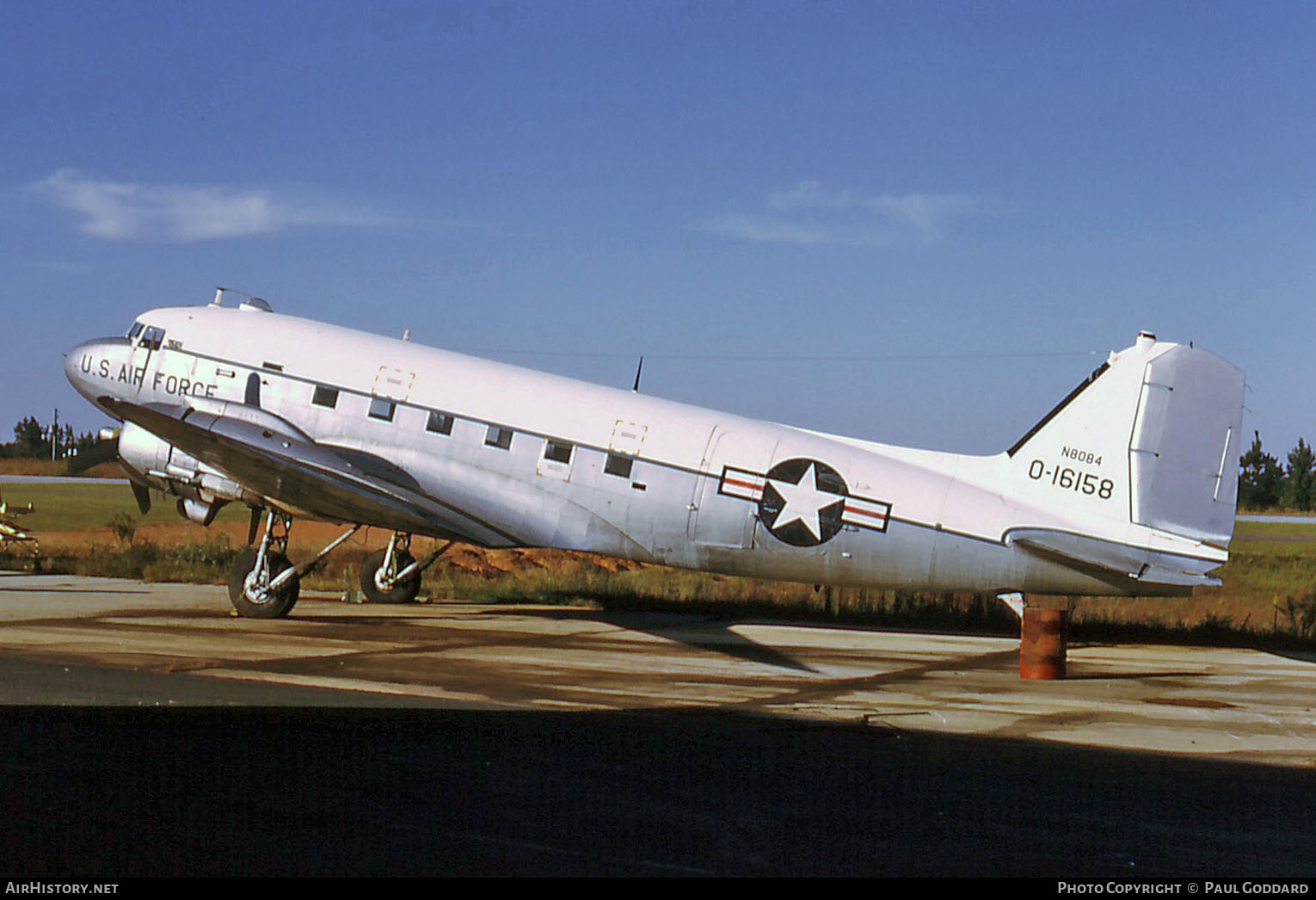 Aircraft Photo of N8084 / 0-16158 | Douglas C-47B Dakota | USA - Air Force | AirHistory.net #586119